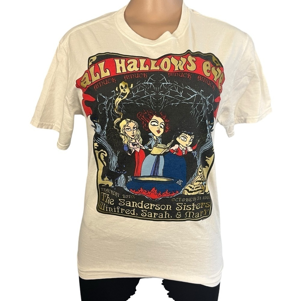 3/$30☀️Disney Hocus Pocus All Hallow's Eve The Sanderson Sisters Graphic T-Shirt